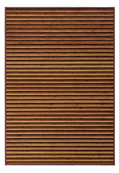 Senf žuti/smeđi tepih od bambusa 140x200 cm – Casa Selección
