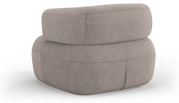 Bež fotelja od bouclé tkanine Jenny – Micadoni Home