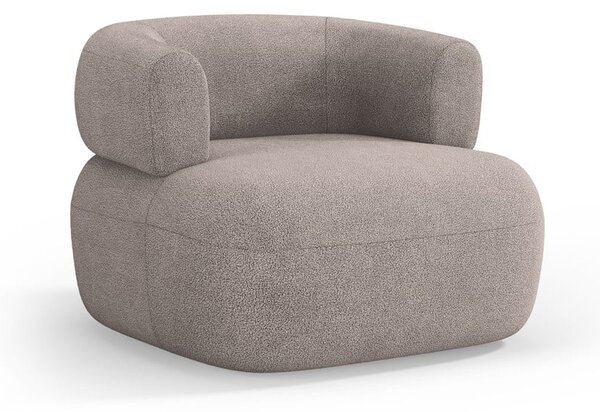 Bež fotelja od bouclé tkanine Jenny – Micadoni Home