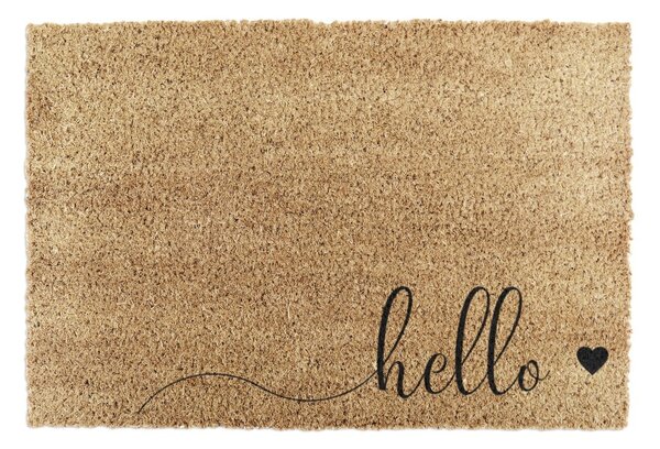 Otirač od kokosovih vlakana 40x60 cm Hello Scribble – Artsy Doormats
