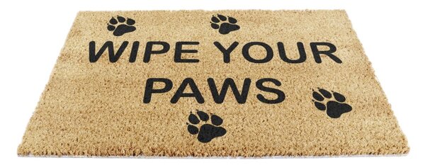 Otirač od kokosovih vlakana 40x60 cm Wipe Your Paws – Artsy Doormats