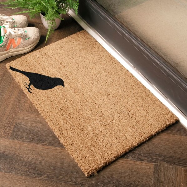 Otirač od kokosovih vlakana 40x60 cm Bird – Artsy Doormats