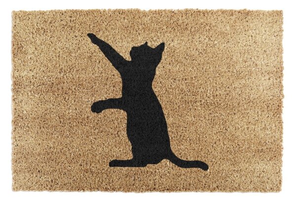 Otirač od kokosovih vlakana 40x60 cm Cat – Artsy Doormats