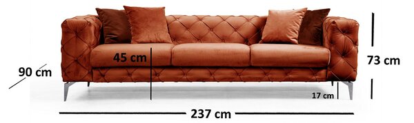 Zondo.hr Trosjed Collo (narančasta). Akcija -31%. 1062599