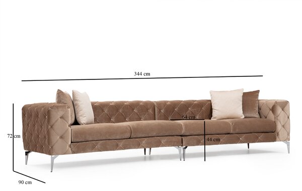 Zondo.hr Sofa Collo (smeđa). Akcija -31%. 1062609