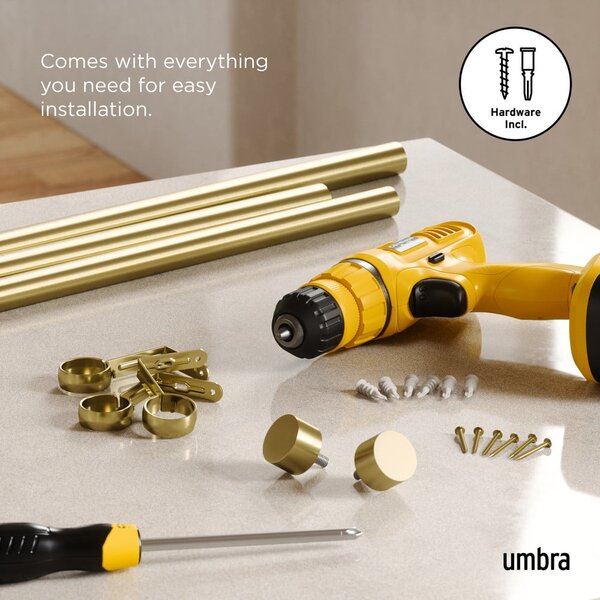 Željezna proširiva karniša 168 - 305 cm Cappa – Umbra