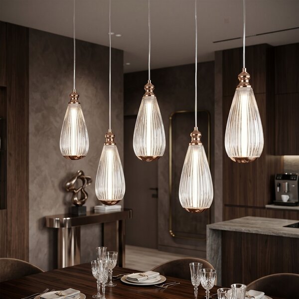 Viseća stropna lampa LHJ120-CP light rose gold