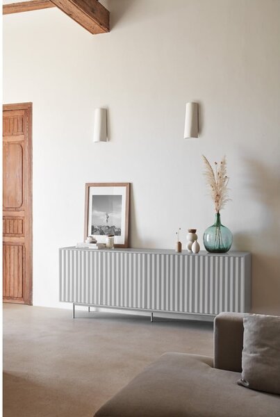 Siva niska komoda 211x80 cm Sierra – Teulat