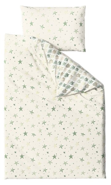 Posteljina od mikrovlakana TREES & STARS zelena Dimenzije posteljine: 70 x 90 cm | 140 x 200 cm