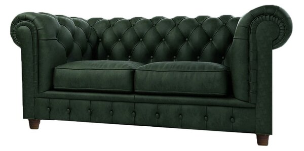Tamno zelena baršunasta sofa 184 cm Cambridge - Ropez