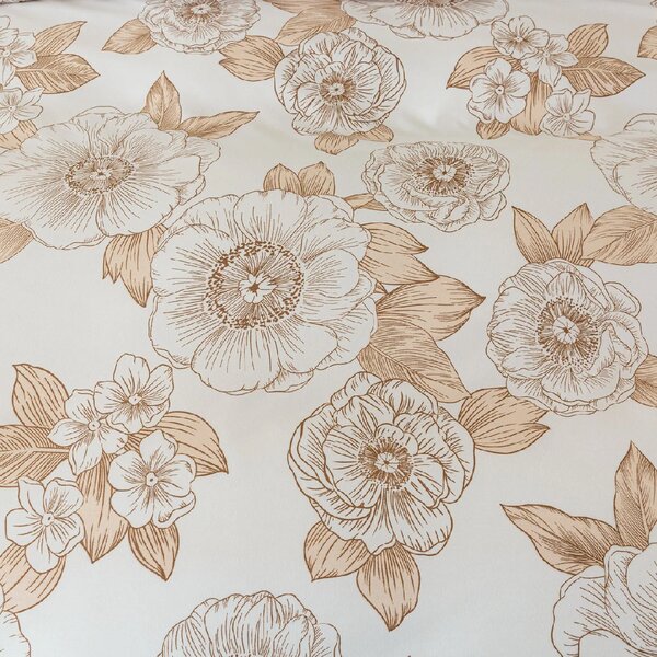 Posteljina od mikrovlakana SYLVERA NORI smeđa Dimenzije posteljine: 70 x 80 cm | 140 x 200 cm