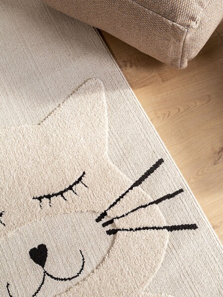 Dječji tepih Momo Cat Cream