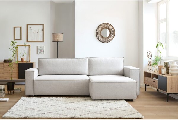 Bež sklopiva kutna garnitura (promjenjiva) Nihad – Bobochic Paris