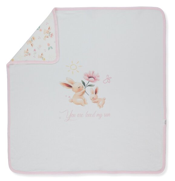 Bebetto dekica Interlock My Sun 80x85 cm - Pink