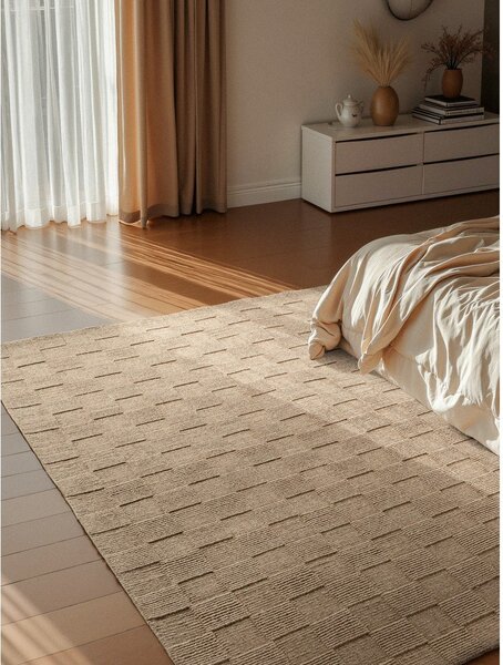 Smeđi ručno rađen vunen tepih 160x230 cm Scala – Villeroy&Boch