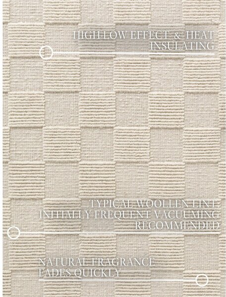 Krem ručno rađena vunena staza 80x200 cm Scala – Villeroy&Boch