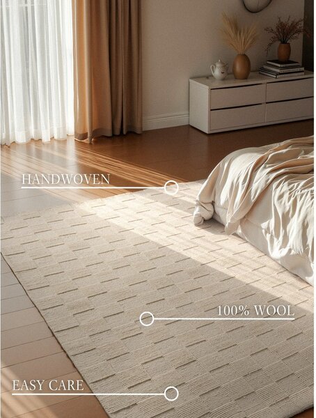 Krem ručno rađen vunen tepih 160x230 cm Scala – Villeroy&Boch
