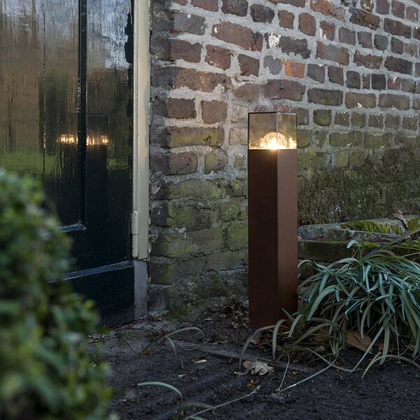 Industrijska vanjska podna lampa hrđavo smeđa 50 cm IP44 - Denmark