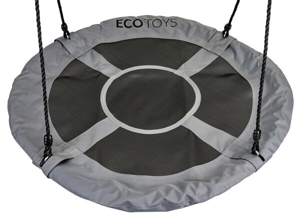 Vrtna ljuljačka gnijezdo roda 100 cm ECOTOYS siva
