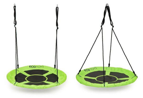 Vrtna ljuljačka gnijezdo roda 100 cm ECOTOYS zelena