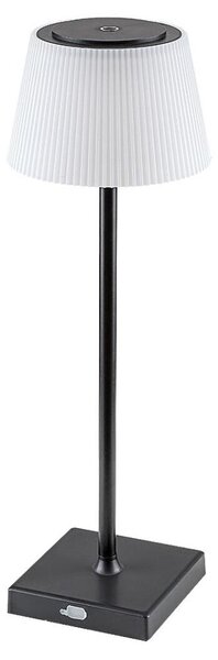 Rabalux 76010-LED Prigušiva punjiva stolna lampa TAENA LED/4W/3,7V IP44 crna