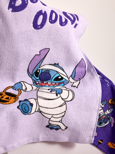 Sinsay - Set pamučnih ručnika za ruke s motivom Noći vještica 2 pack Stitch