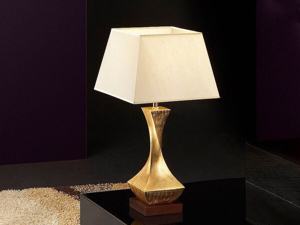 ·DECO· SMALL TABLE LAMP, GOLD 1L