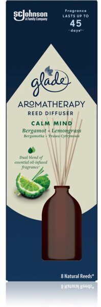 GLADE Aromatherapy Calm Mind aroma difuzer s punjenjem Bergamot + Lemongrass 80 ml