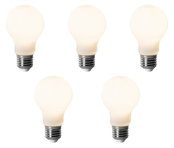 Set od 5 E27 prigušivih LED žarulja A60 Opal 7W 806 lm 3000K