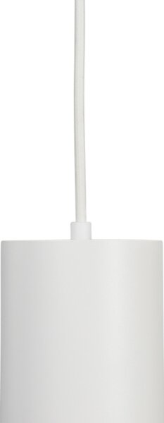 Dizajnerska viseća svjetiljka bijela uklj. adapter za šinu 1-fazni - Iconic Tubo