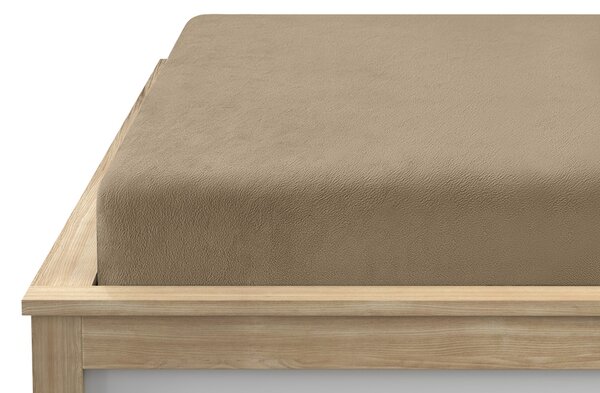Plahta mikropliš SOFT 90x200 cm smeđa
