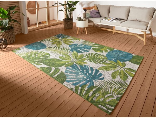 Zeleni/tirkizni vanjski tepih 160x235 cm Flair – Hanse Home