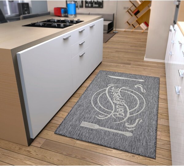 Sivo-bež tepih 92x150 cm Cucina – Hanse Home