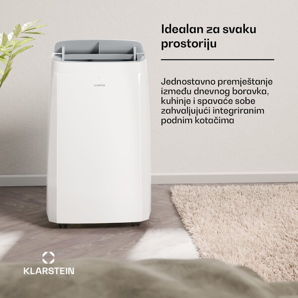 Klarstein Grandbreeze mobilni klima uređaj | 14000 BTU | 42 cm | 56 m² | Energetski razred A