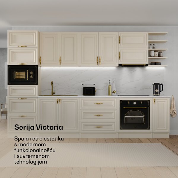 Klarstein Victoria električno kuhalo za vodu | 1,7 litara | 2200 W | Okretna baza 360° | Bezvremenski dizajn