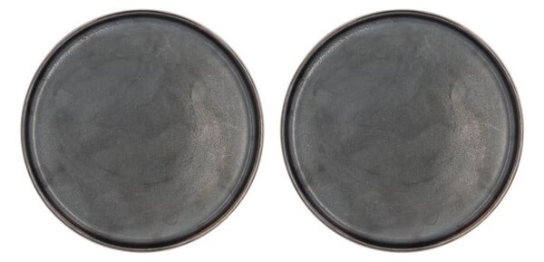 Crni desertni tanjuri u setu od 2 kom ø 20,8 cm Fjord - Villa Collection