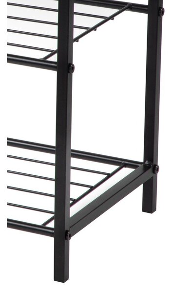 Crni željezni ormarić za cipele 63x44x30 cm Asten – Bonami Essentials