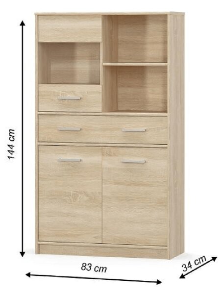Zondo.hr Vitrina Thornham 2D1W1S/80 . 808508