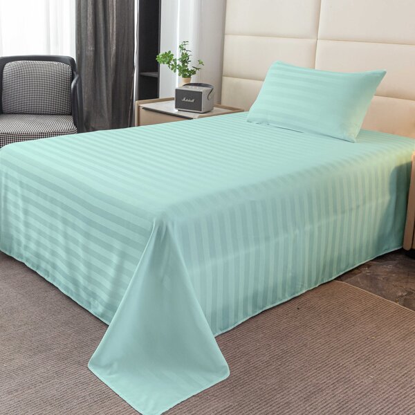 Hotelska plahta od mikrovlakana 140x240 cm i jastučnica 50x70 cm JASMINE, mentol Tip kopčanja: hotelski džep