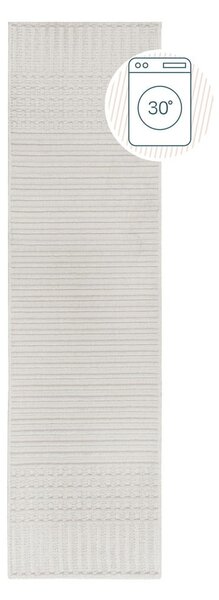 Bijela perivia staza od šenila 60x240 cm Elton – Flair Rugs