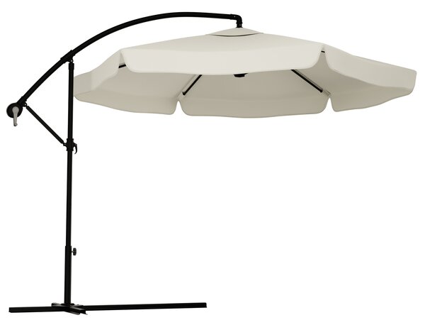Vrtni sklopivi suncobran LEVI 300 cm, bež + besplatna torba