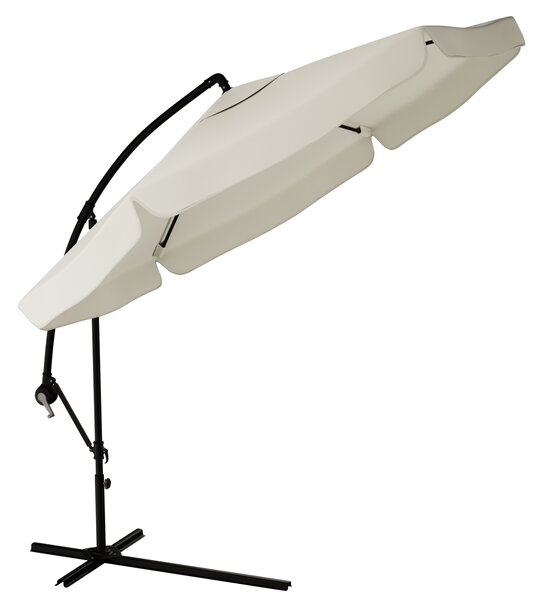 Vrtni sklopivi suncobran LEVI 300 cm, bež + besplatna torba