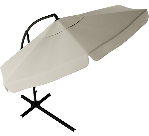 Vrtni sklopivi suncobran LEVI 300 cm, bež + besplatna torba