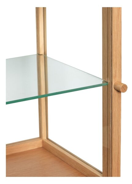 Vitrina u dekoru hrasta u prirodnoj boji 30x42x30 cm Poetic – Hübsch
