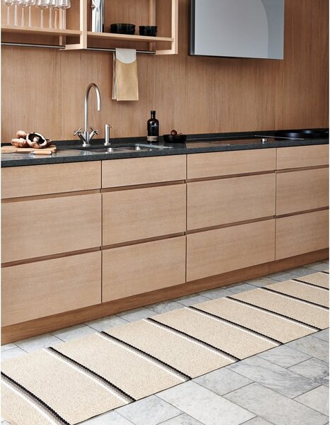 Bež unutarnji i vanjski tepih 70x90 cm Olle Mud Beige – Pappelina
