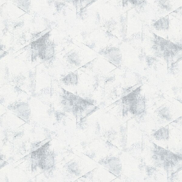 Štukatura bijelo-siva flis tapeta A48501 | Ljepilo besplatno
