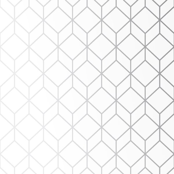 Geometrijska bijela flis tapeta 104121 | Ljepilo besplatno
