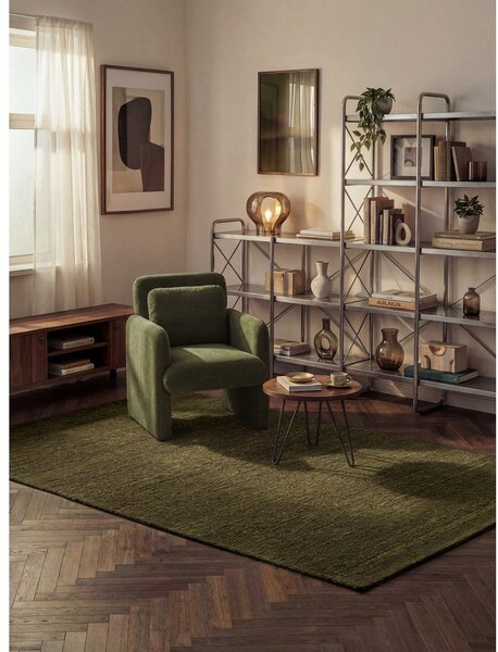 Tamno zeleni ručno rađen vunen tepih 120x170 cm Bexley Woolwich – Ted Baker