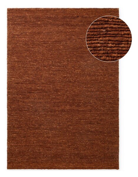 Smeđi ručno rađen vunen tepih 80x150 cm Bexley Woolwich – Ted Baker