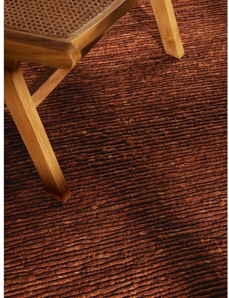 Smeđi ručno rađen vunen tepih 80x150 cm Bexley Woolwich – Ted Baker